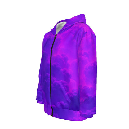 Unisex Kid's Heavy Fleece Zip Up Hoodie