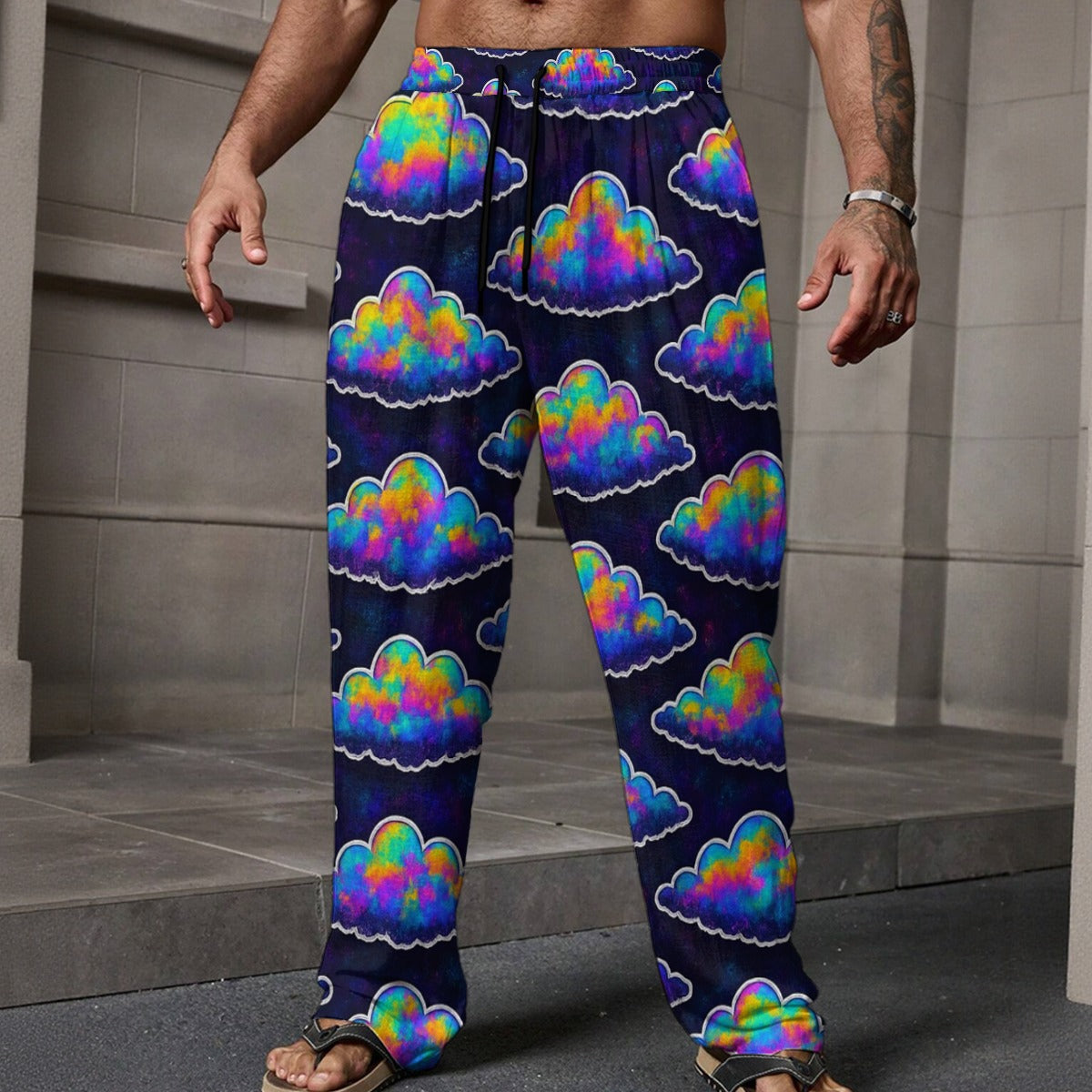 Men's Loose Casual Pants With Pocket