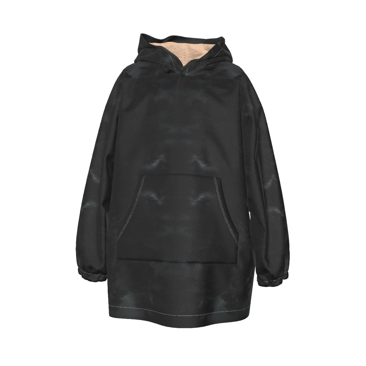 Unisex Kid's Sherpa Fleece Hoodie Blanket