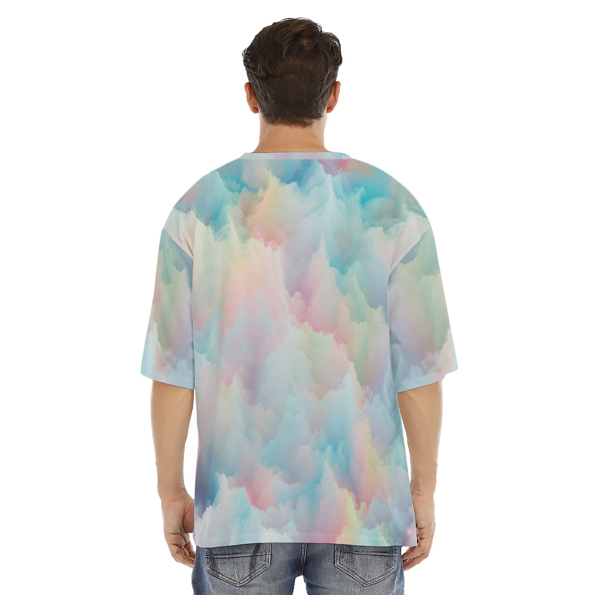 Men's Drop Shoulder T-shirt With Short Sleeve