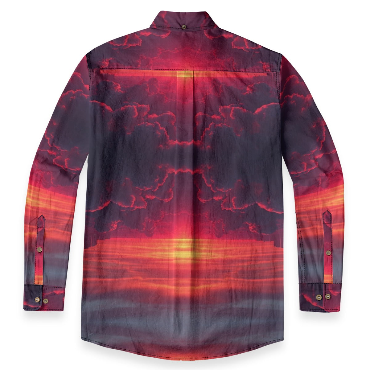 Men's Casual Lapel Long Sleeve Shirt|125GSM Cotton
