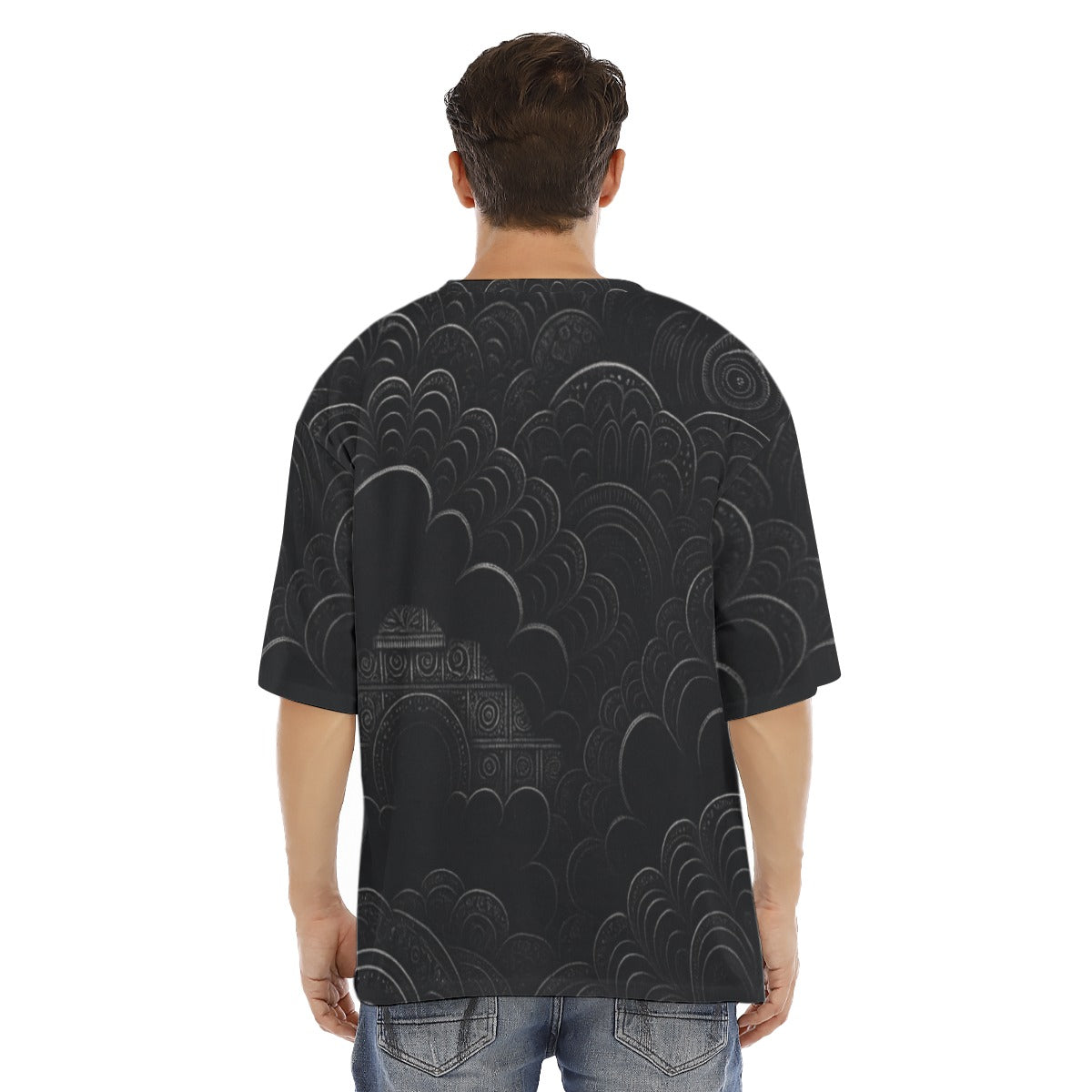 Men's Drop Shoulder T-shirt With Short Sleeve