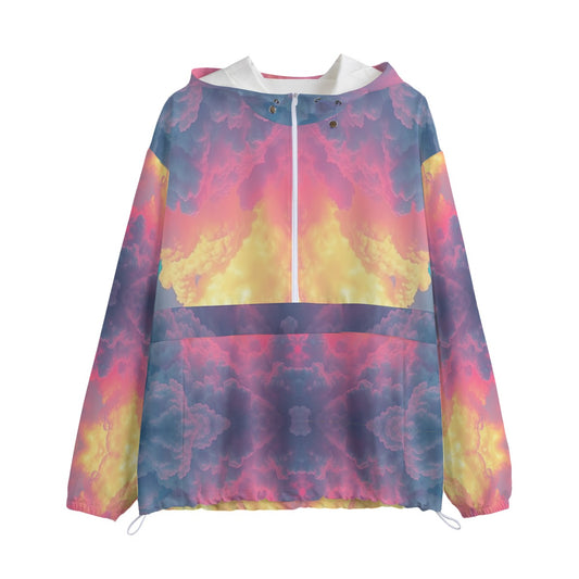 Unisex Pullover Jacket With Zipper Closure