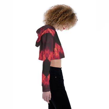 Women's Crop Top Hoodie