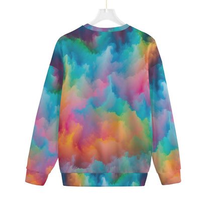 Unisex Drop-shoulder Knitted Fleece Sweater - view 2