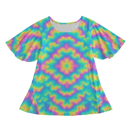 Women's Round Neck T-shirt With Short Sleeve