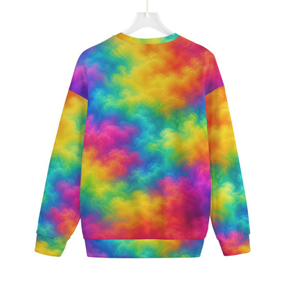Unisex Drop-shoulder Knitted Fleece Sweater - view 2