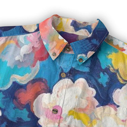 Men's Casual Lapel Long Sleeve Shirt|125GSM Cotton
