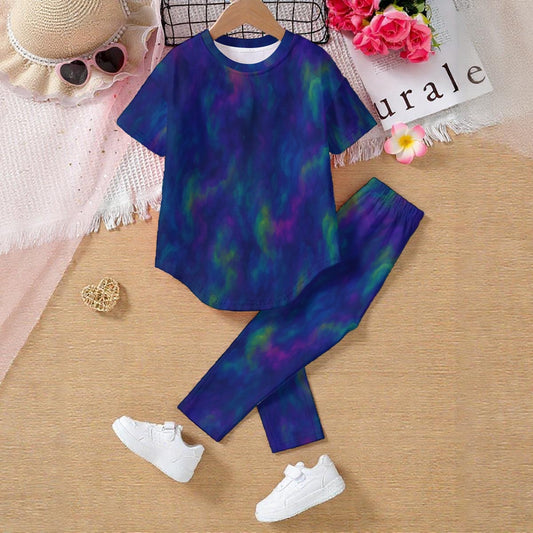 Unisex Kids' Casual Top and Pants Set