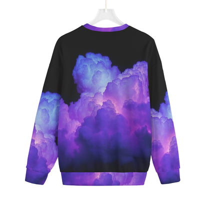 Unisex Drop-shoulder Knitted Fleece Sweater - view 2