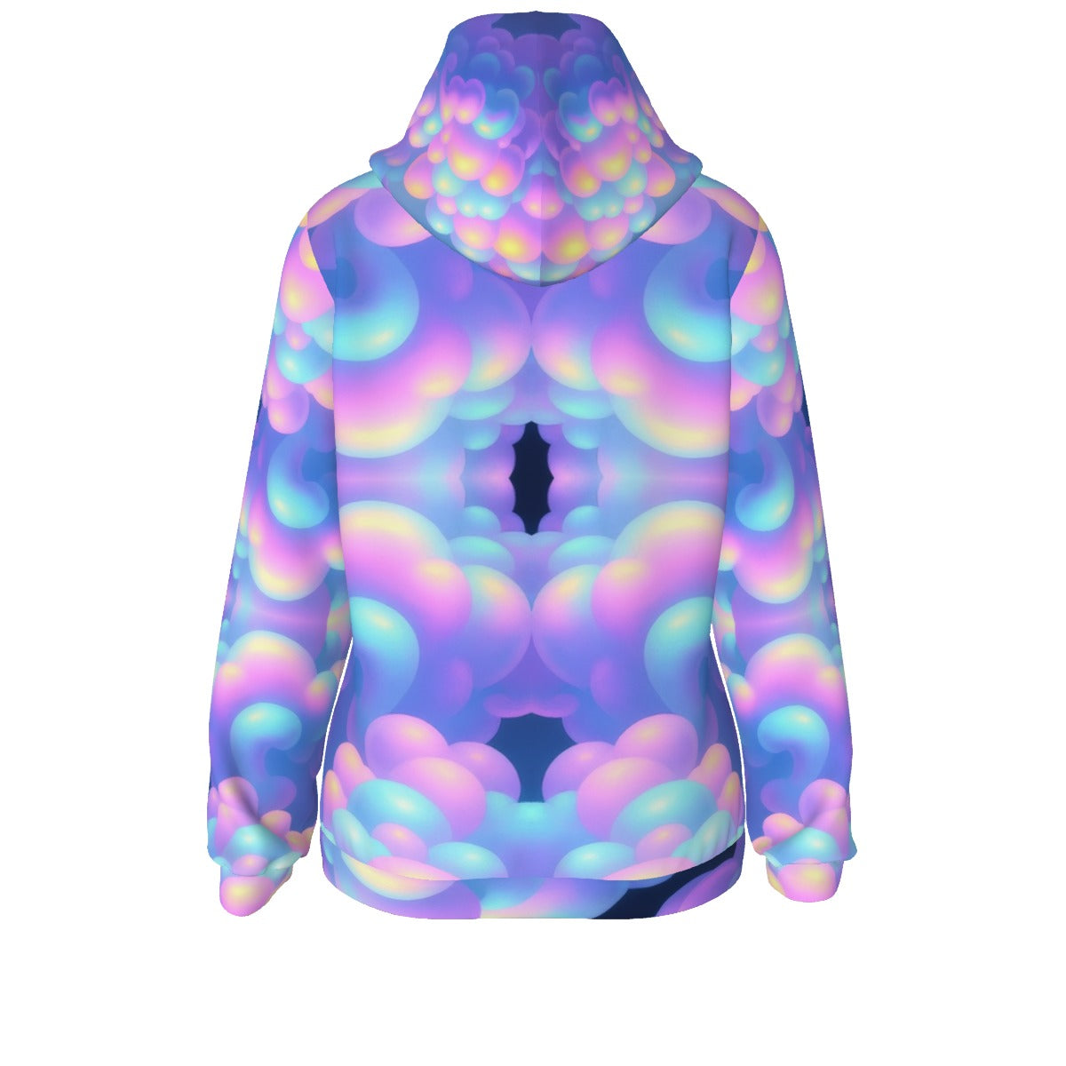 Women's Borg Fleece Hoodie With Half Zip