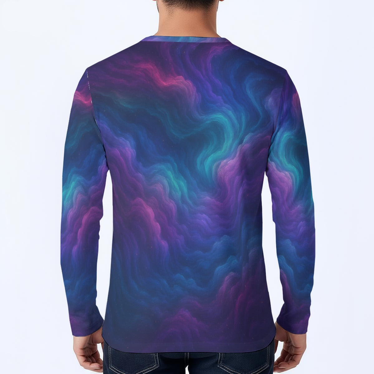 Men's Classic Long-Sleeve Henley Shirt