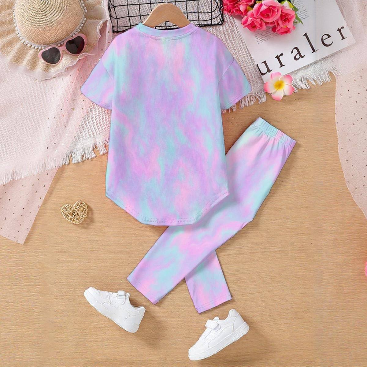 Unisex Kids' Casual Top and Pants Set