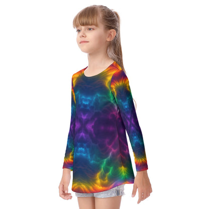 Unisex Kid's Long Sleeve O-neck T-shirt
