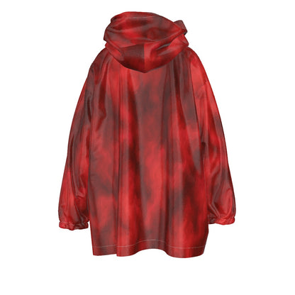 Unisex Kid's Sherpa Fleece Hoodie Blanket