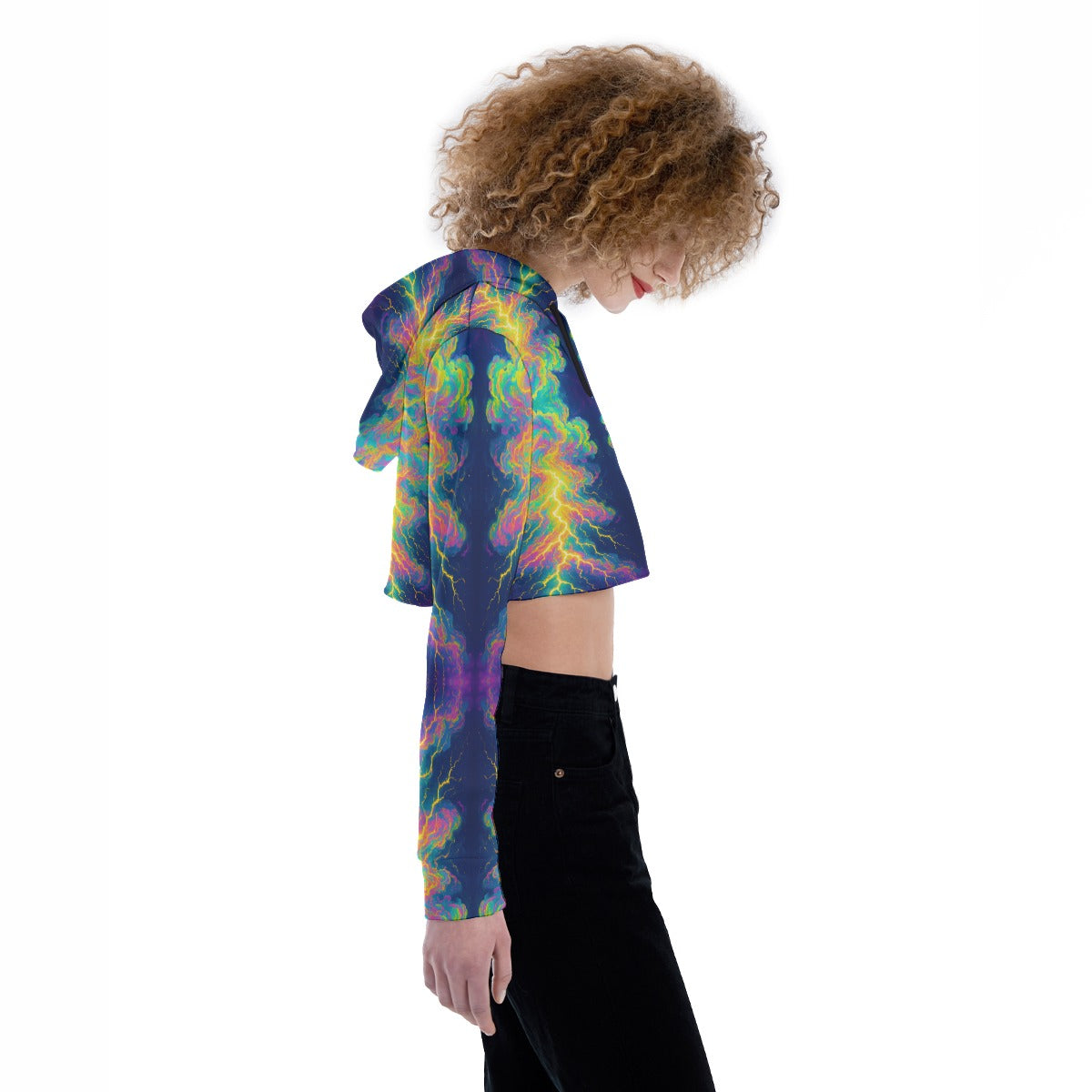 Women's Crop Top Hoodie