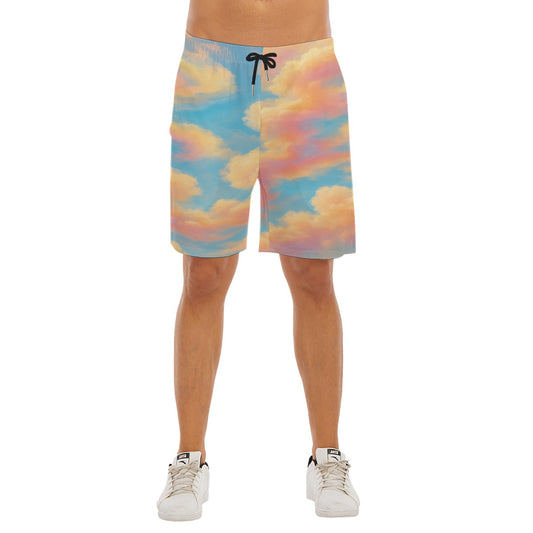 Men's Beach Shorts With Elastic Waist