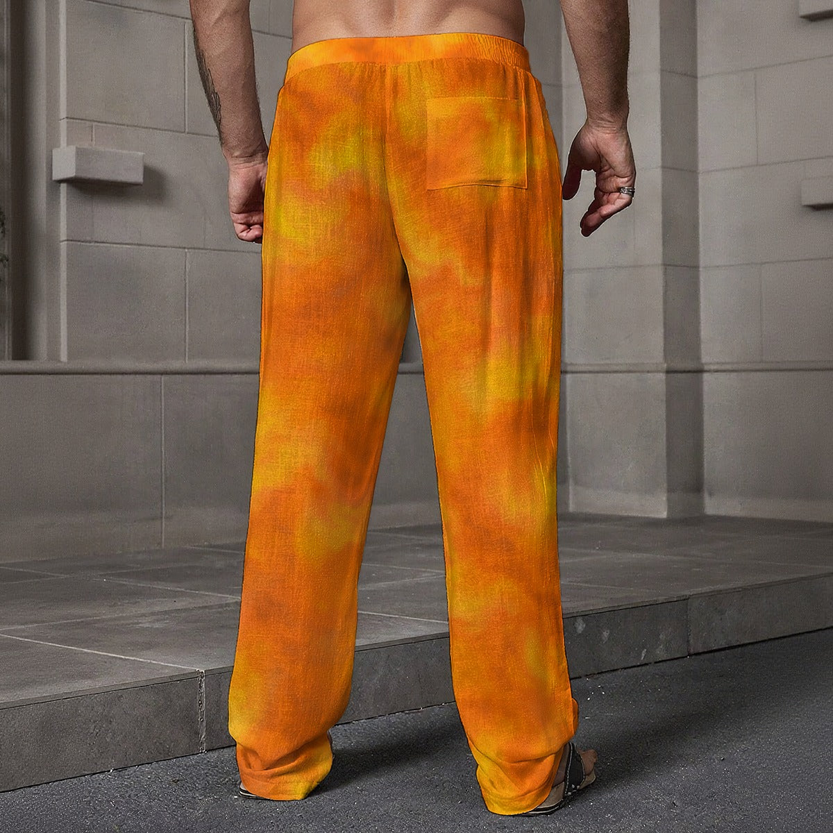Men's Loose Casual Pants With Pocket