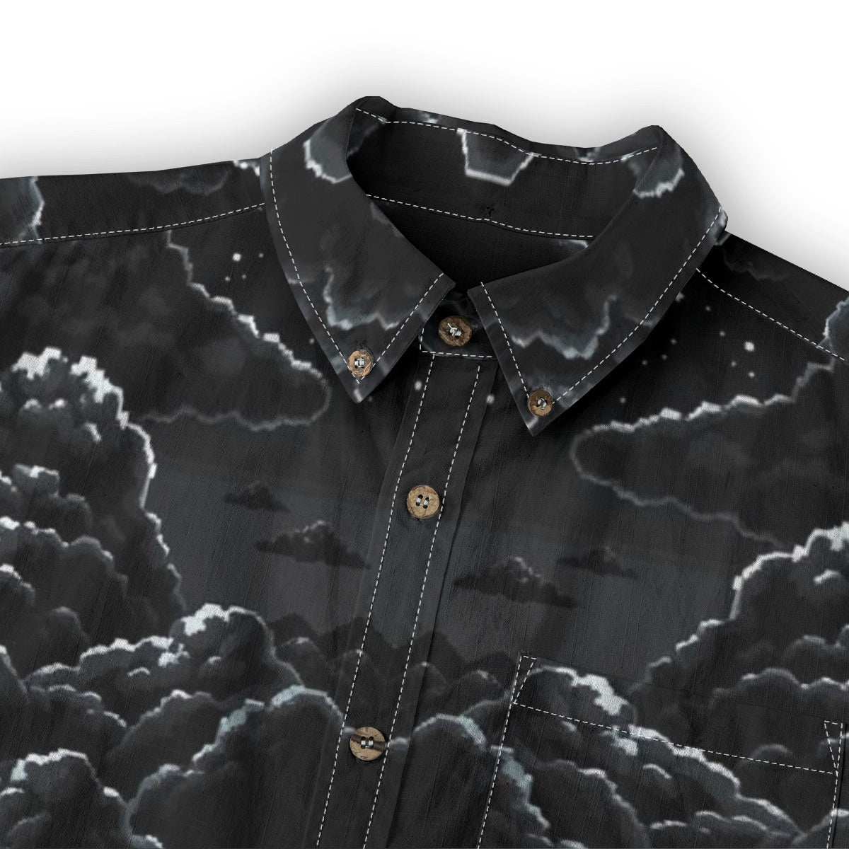 Men's Casual Lapel Long Sleeve Shirt|125GSM Cotton
