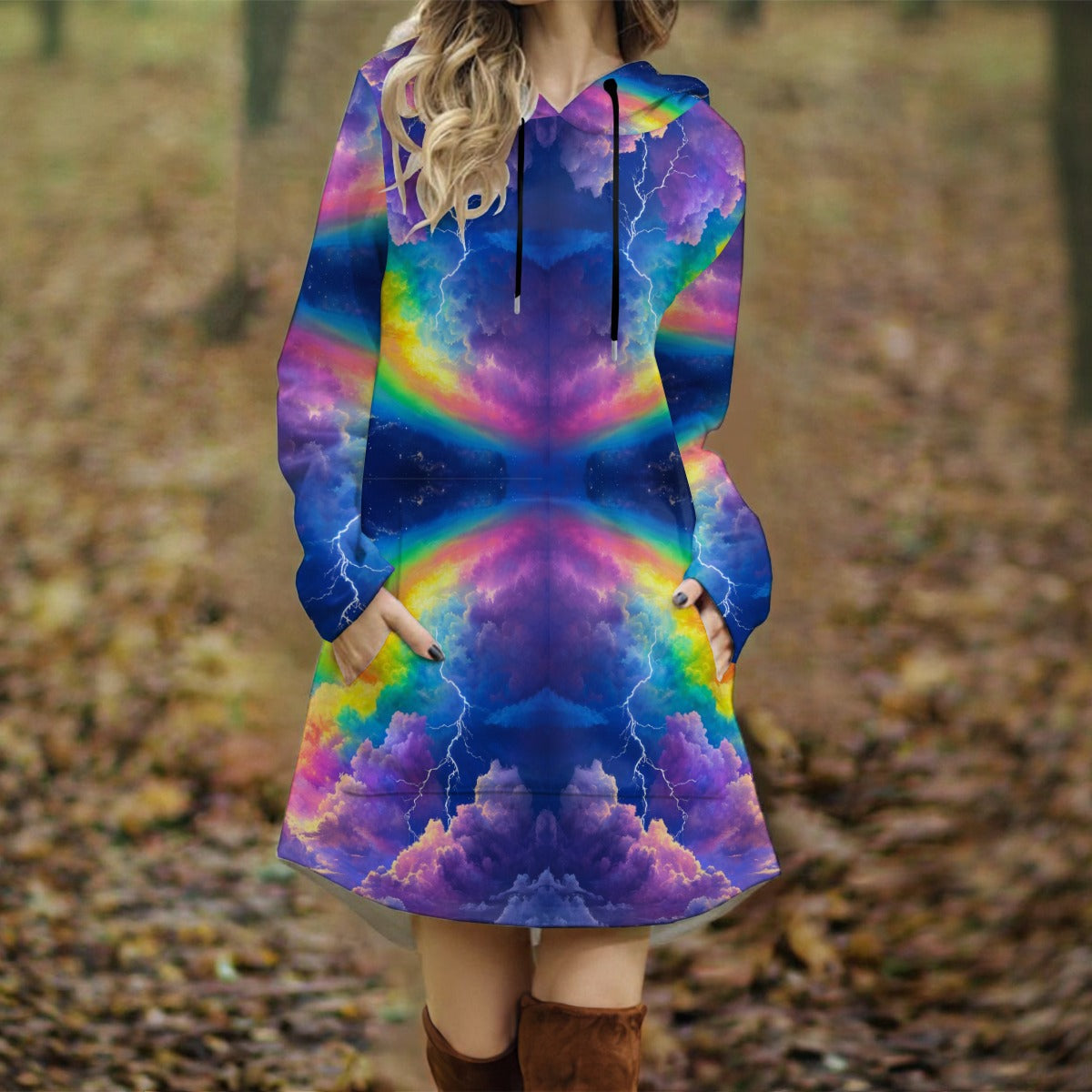 Women's Longline Hoodie Dress
