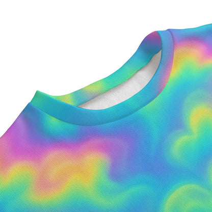 Unisex Drop-shoulder Knitted Fleece Sweater - view 3