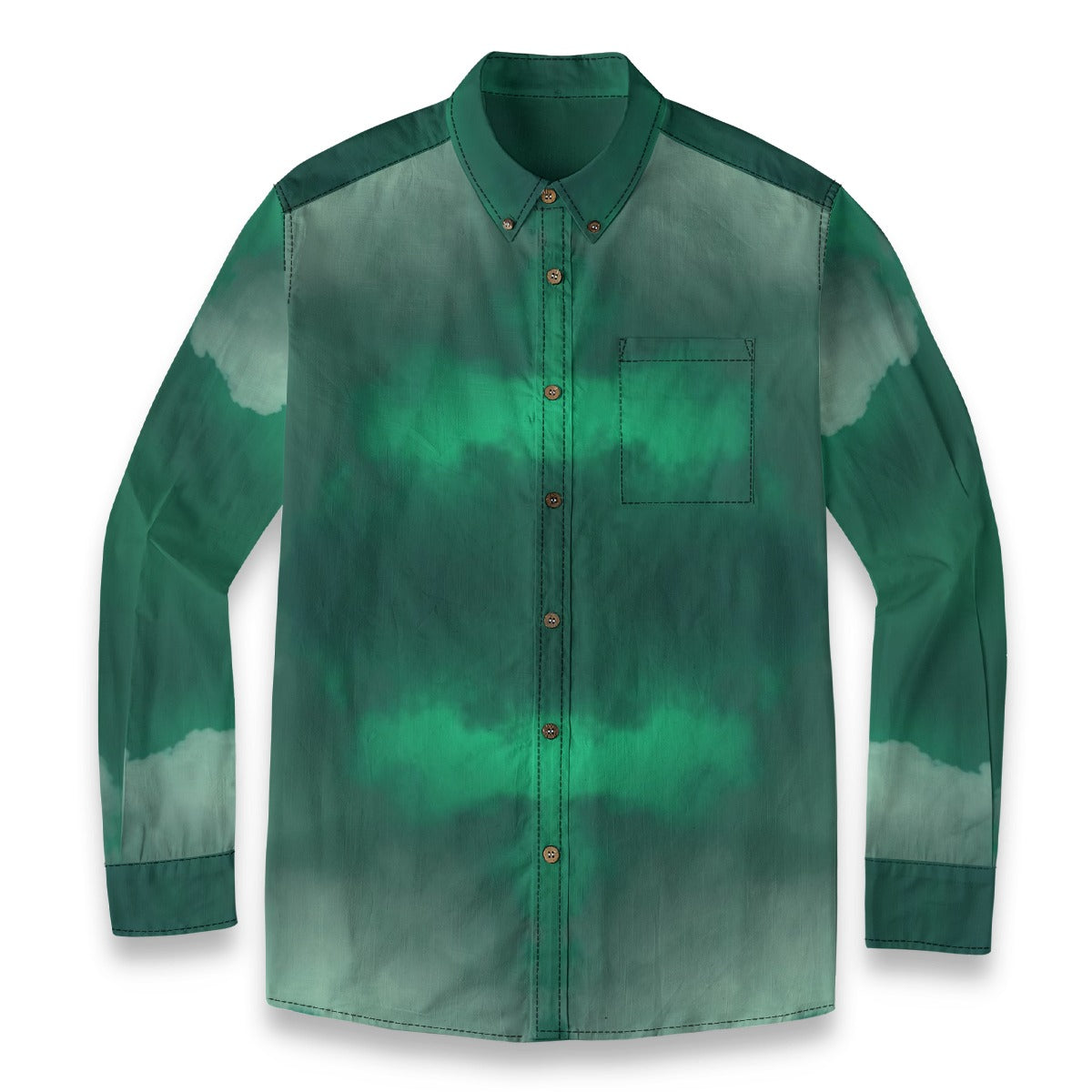 Men's Casual Lapel Long Sleeve Shirt|125GSM Cotton