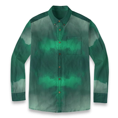 Men's Casual Lapel Long Sleeve Shirt|125GSM Cotton