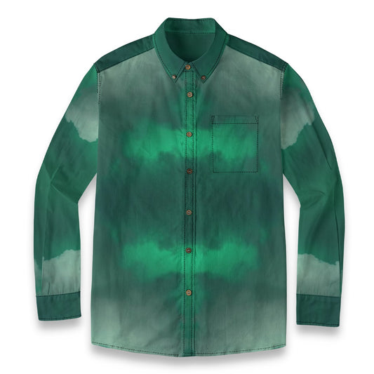 Men's Casual Lapel Long Sleeve Shirt|125GSM Cotton