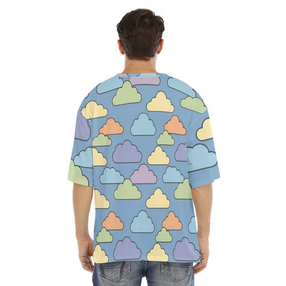 Men's Drop Shoulder T-shirt With Short Sleeve