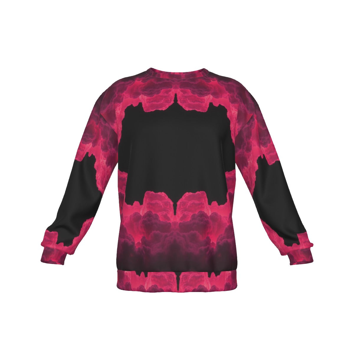 Men's Drop Shoulder Round Neck Long-Sleeved Sweatshirt