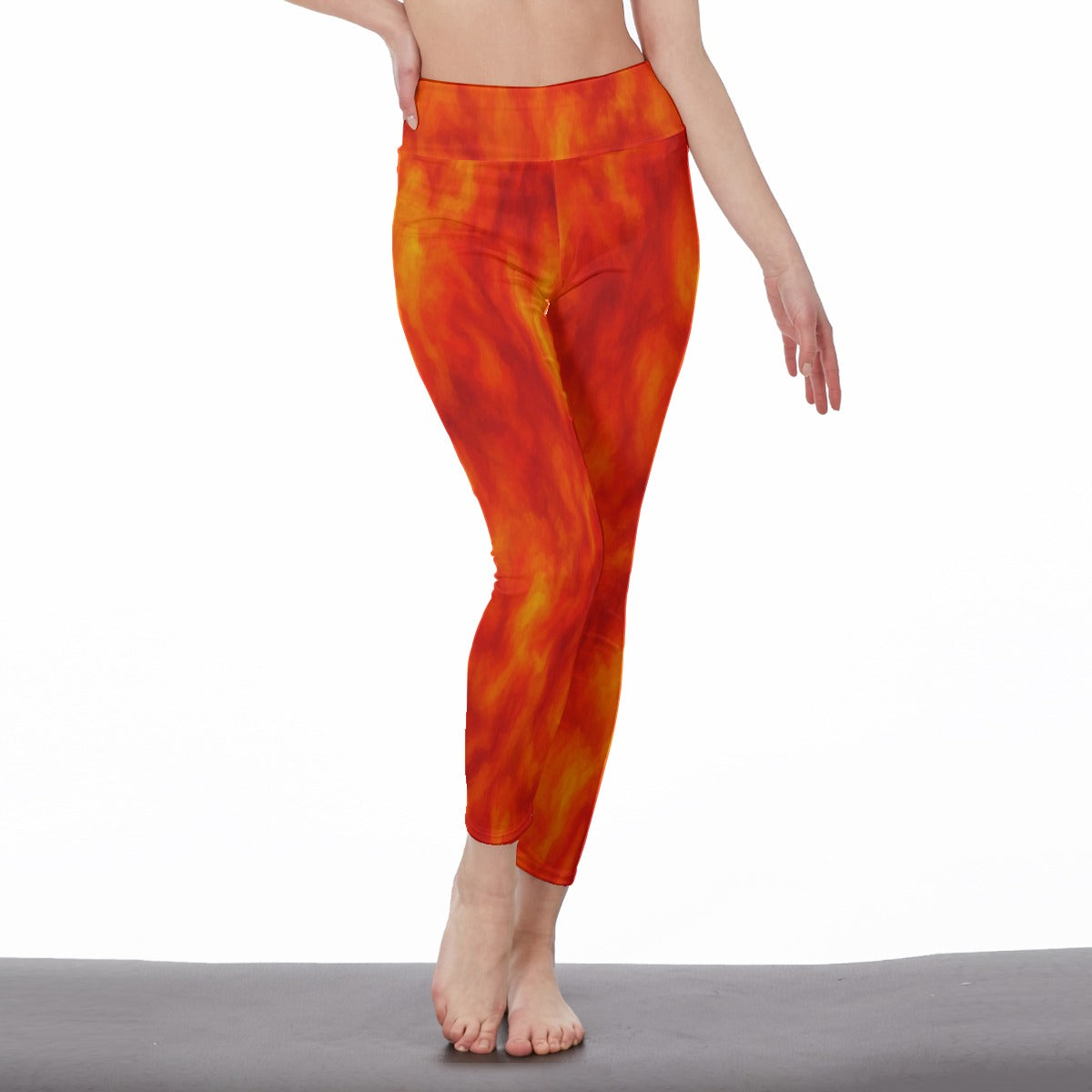 Women's High Waist Leggings | Side Stitch Closure