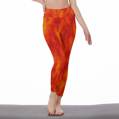 Women's High Waist Leggings | Side Stitch Closure