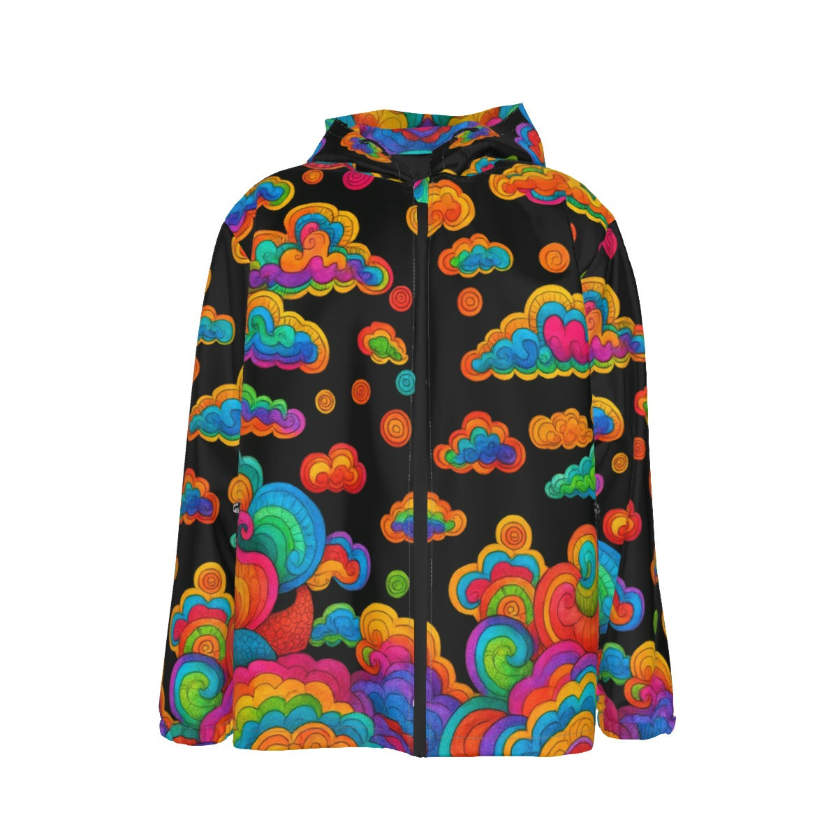 Men's Hooded Zipper Windproof Jacket