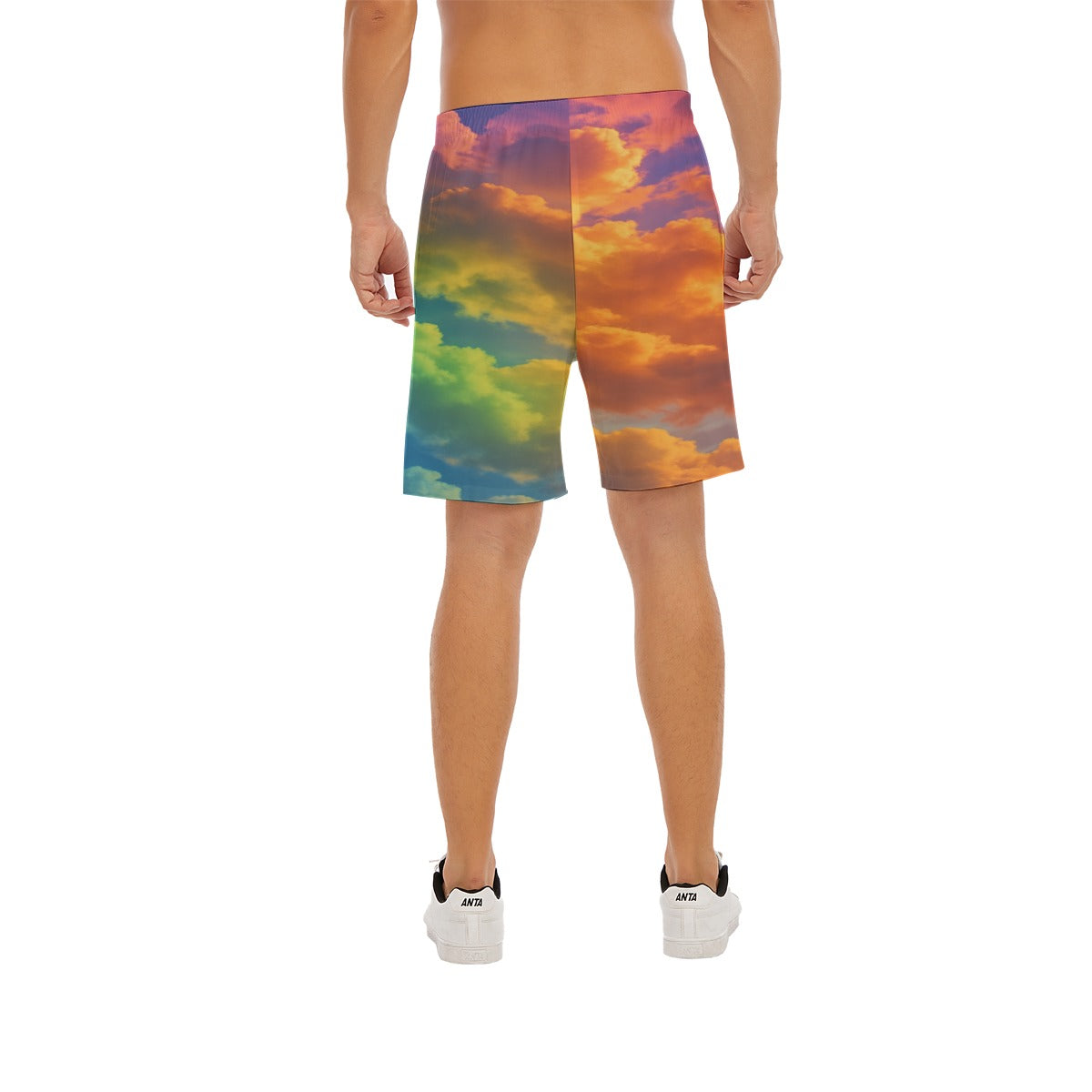 Men's Beach Shorts With Elastic Waist