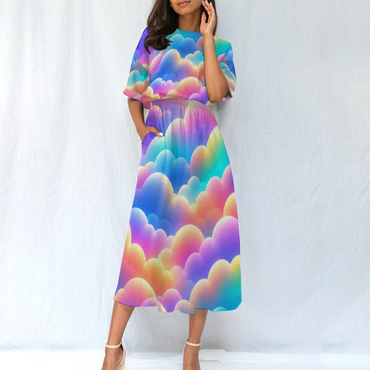 Women's Elastic Waist Dress