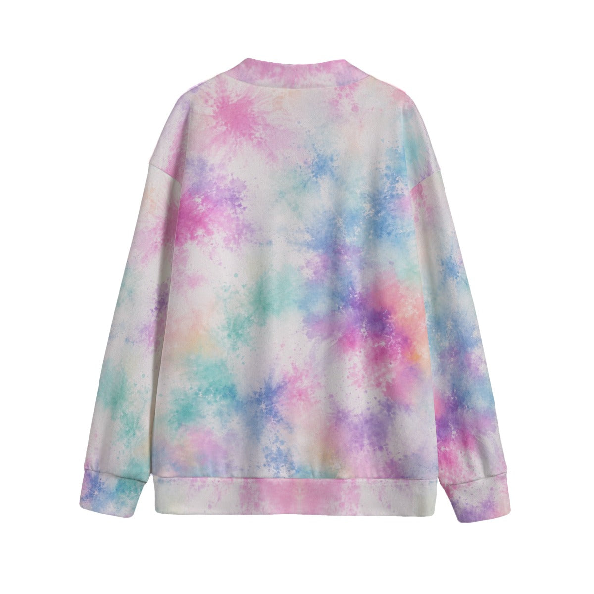 Unisex V-Neck Knitted-Fleece Button Cardigan - view 2