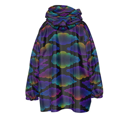 Unisex Kid's Sherpa Fleece Hoodie Blanket