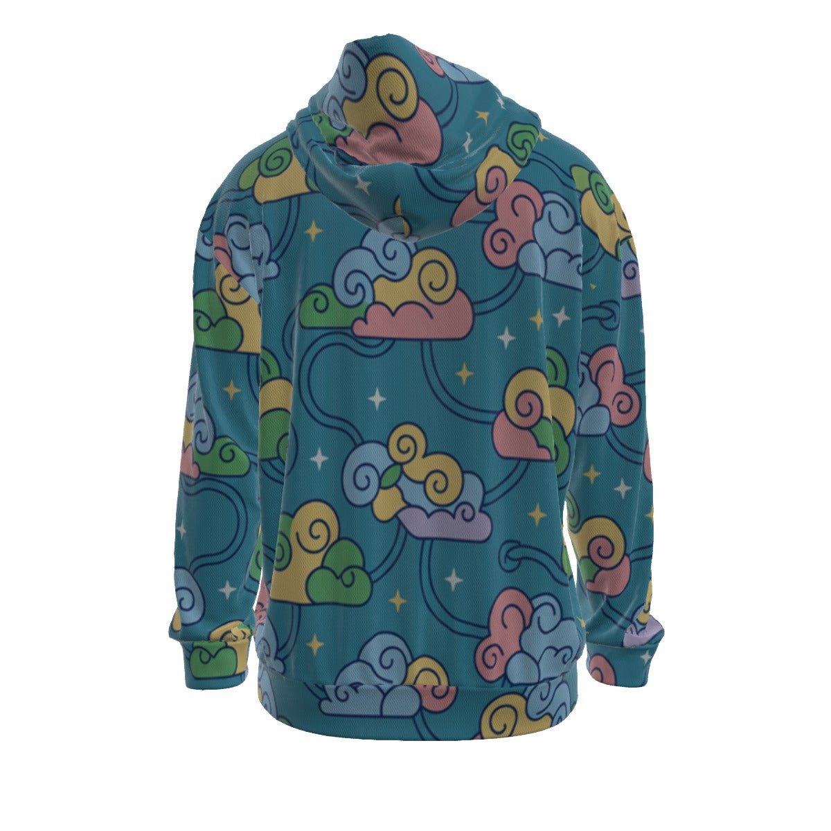 Men's Drop Shoulder Patch Pocket Hoodie