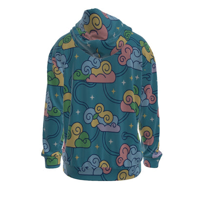 Men's Drop Shoulder Patch Pocket Hoodie