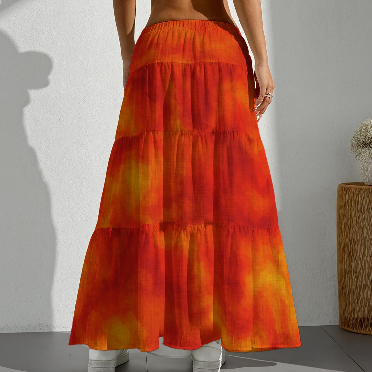Women's Pleated Long Skirt