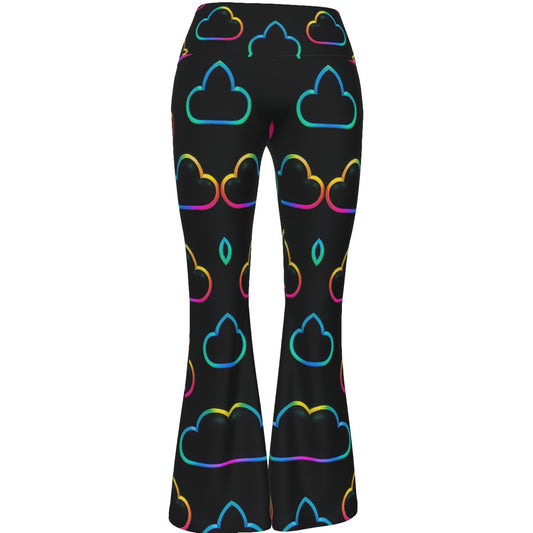 All-over print Women's Flare Yoga Pants