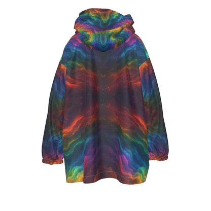 Unisex Kid's Sherpa Fleece Hoodie Blanket