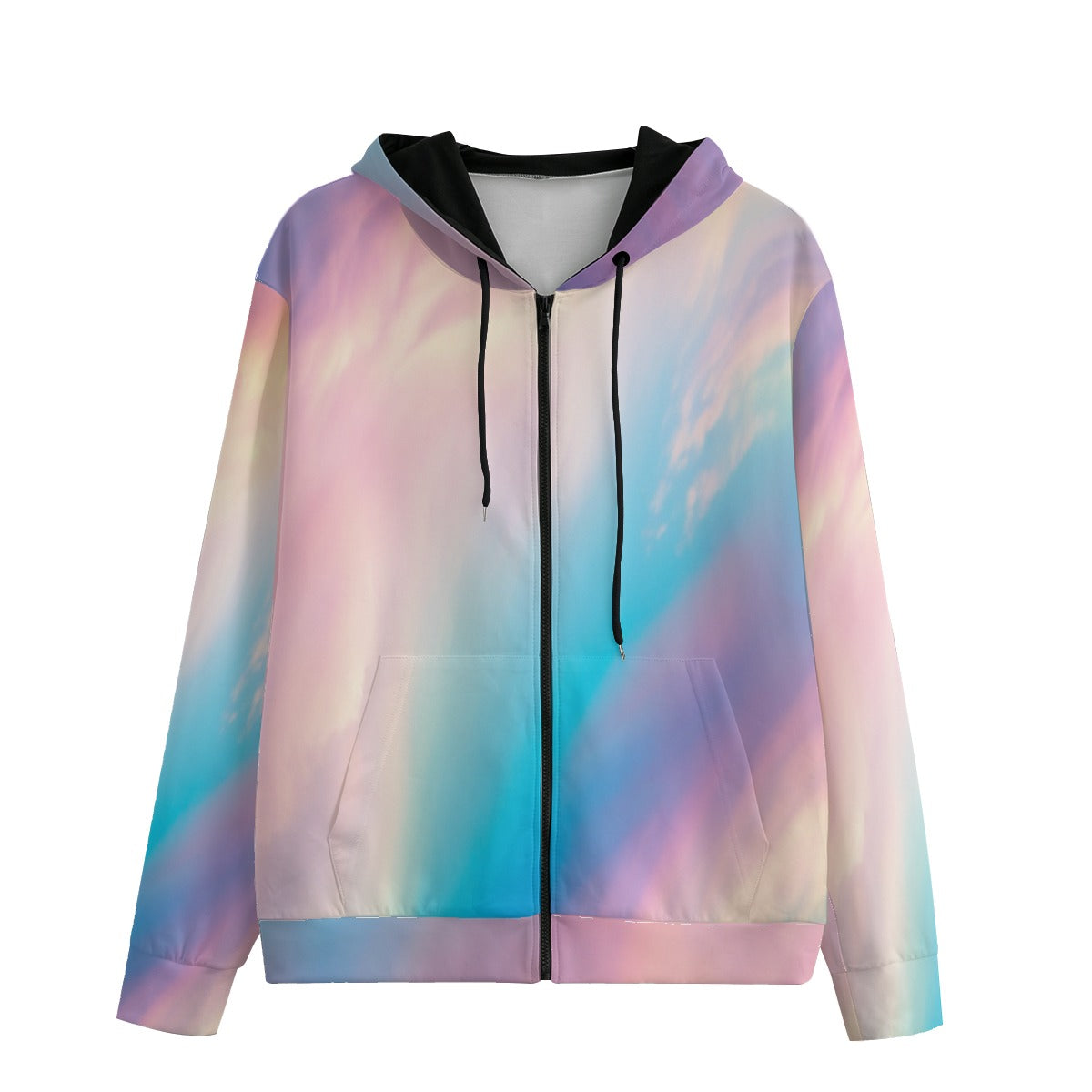 Unisex Zip Up Hoodie With Pocket | Interlock