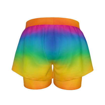 Unisex Sports Lined Shorts
