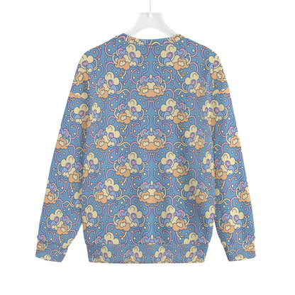 Unisex Drop-shoulder Knitted Fleece Sweater - view 2