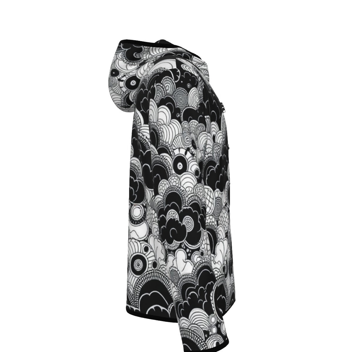 Men's Stylish Hoodie with Thumb Hole Design - view 3
