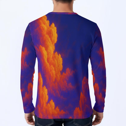 Men's Classic Long-Sleeve Henley Shirt