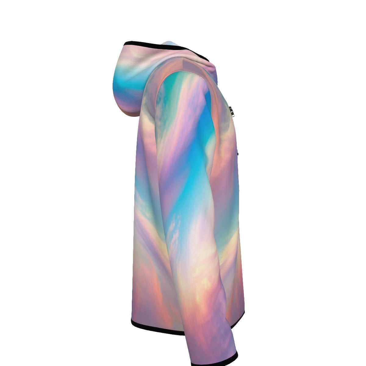 Men's Stylish Hoodie with Thumb Hole Design - view 3