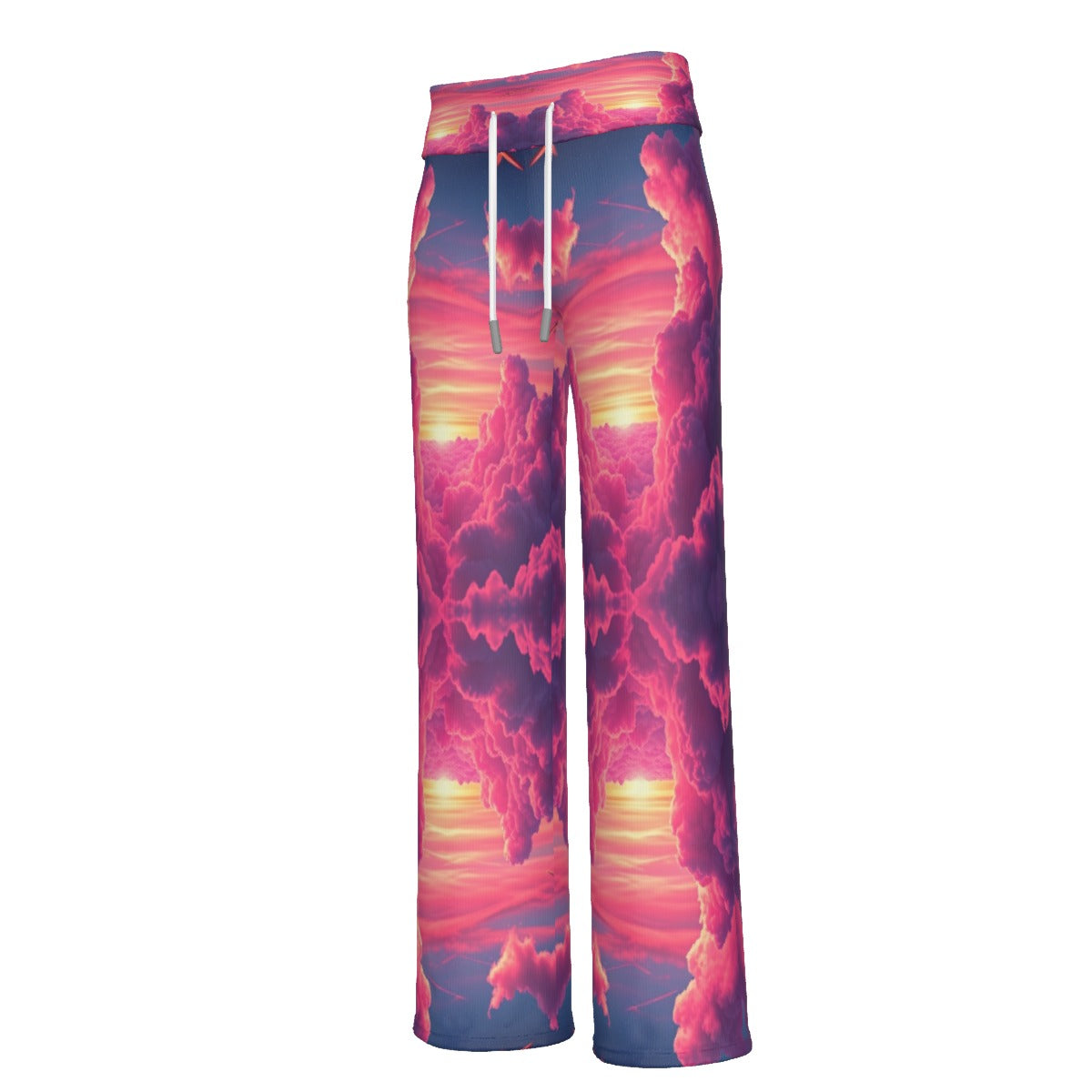 Women's High-waisted Straight-leg Trousers