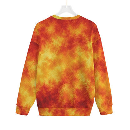 Unisex Drop-shoulder Knitted Fleece Sweater - view 2
